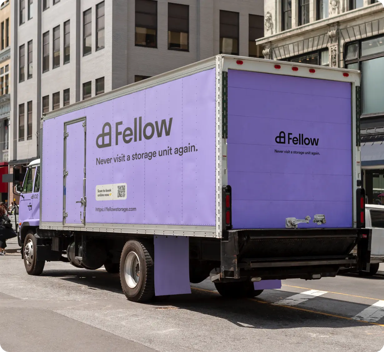Fellow on demand storage truck